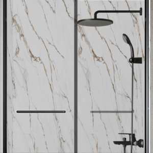 Golden Marble Pattern AS28 Cultured Marble Bathroom Shower Wall Panel